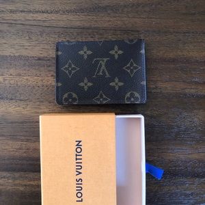 Auth Louis Vuitton Monogram Credit Card Case